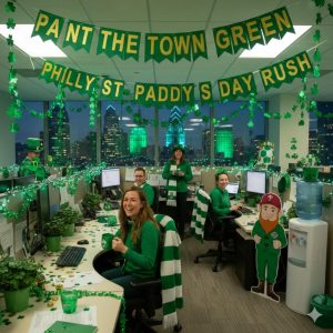 Read more about the article Paint the Town Green: Is Your Philly Office Ready for the St. Paddy’s Day Rush?